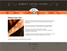 Tablet Screenshot of harrys-tattoo.de